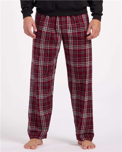 Boxercraft BM6624 — Maroon Plaid — front