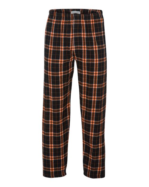Boxercraft BM6624 — Orange Black Plaid — front