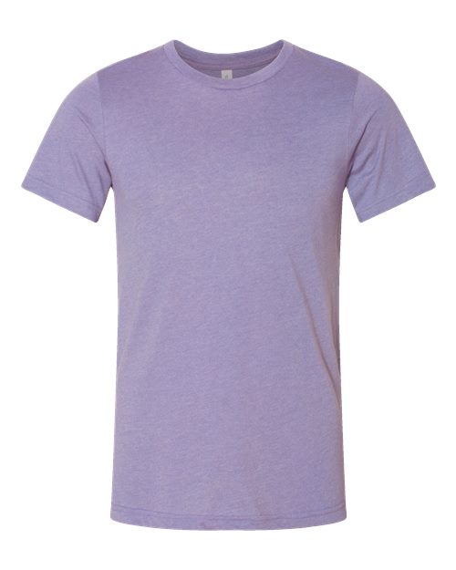 BELLA + CANVAS 3001CVC — Heather Dark Lavender — front