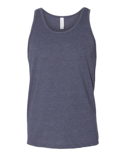 BELLA + CANVAS 3480CVC — Heather Navy — front
