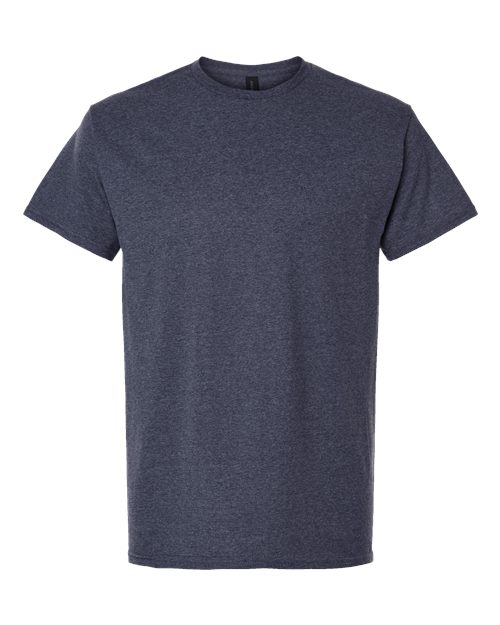 Gildan 3000 — Heather Navy — front