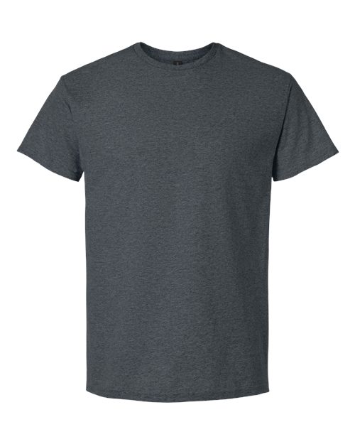 Gildan 3000 — Dark Heather — front