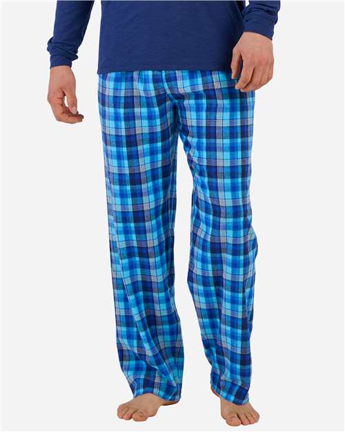Boxercraft BM6624 — Blue Harmony Plaid — front