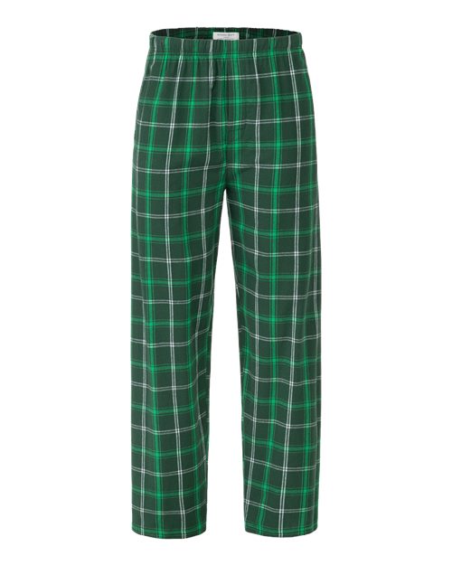 Boxercraft BM6624 — Varsity Green White Plaid — front