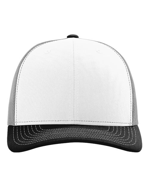 Richardson 112 — White Aluminum Black — front