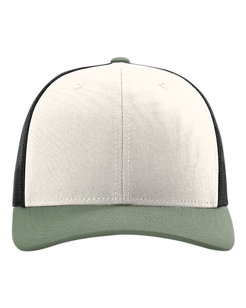 Richardson 112 — Cream Black Loden Green — front