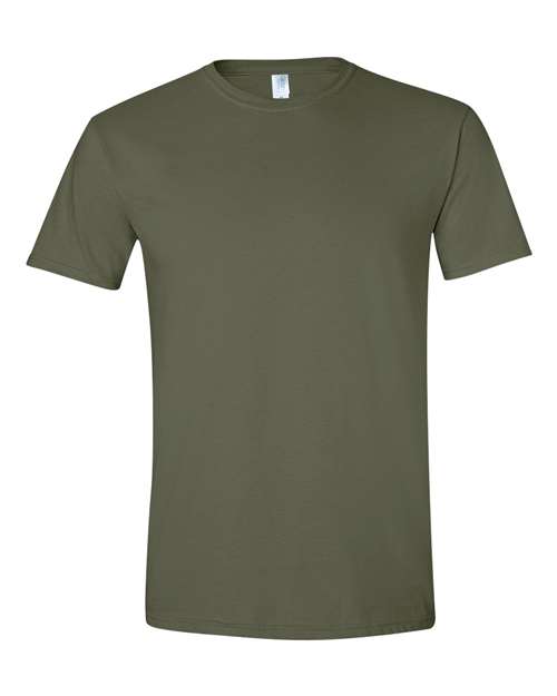Gildan 64000 — Military Green — front