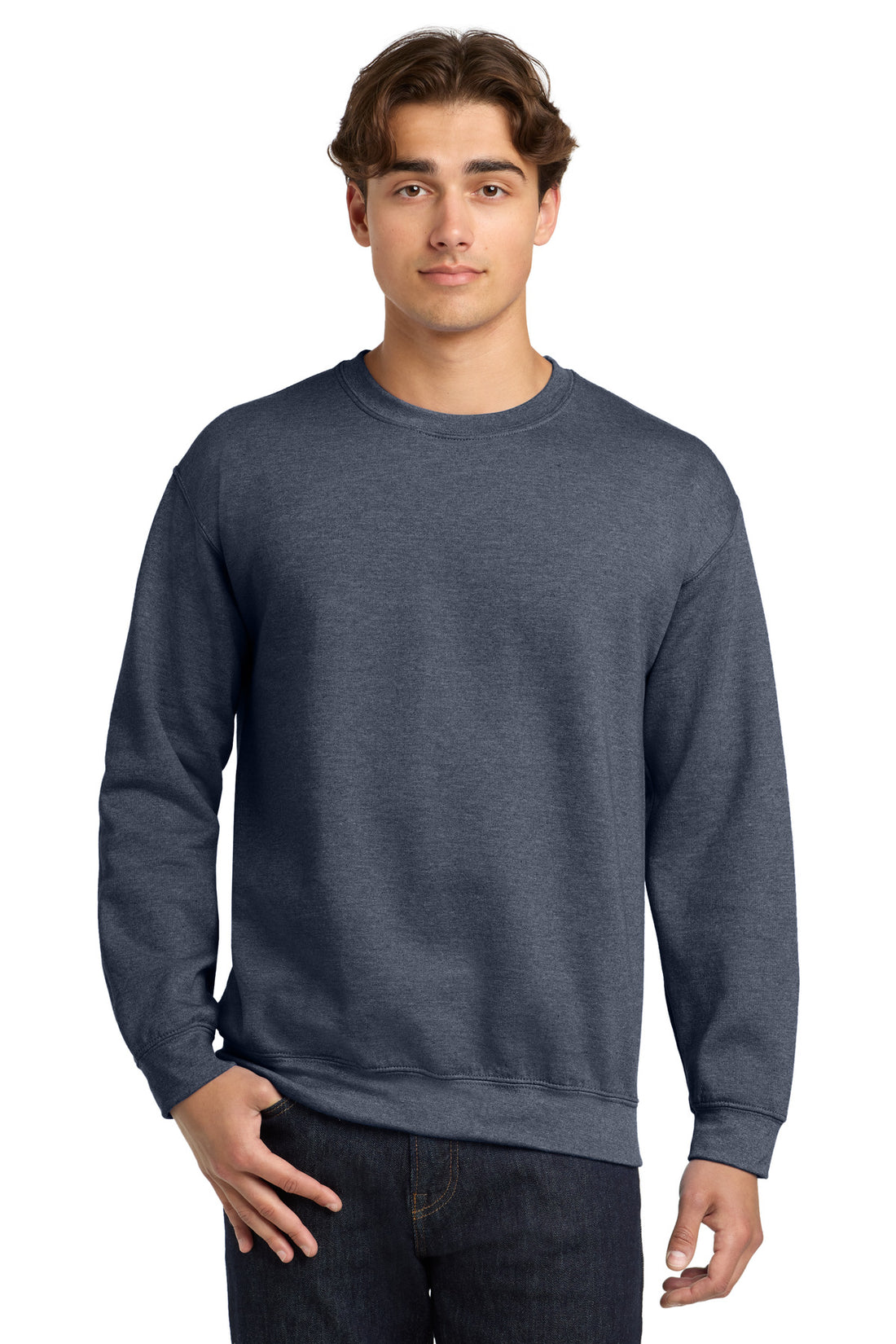 Gildan 18000 — Heather Dark Navy
