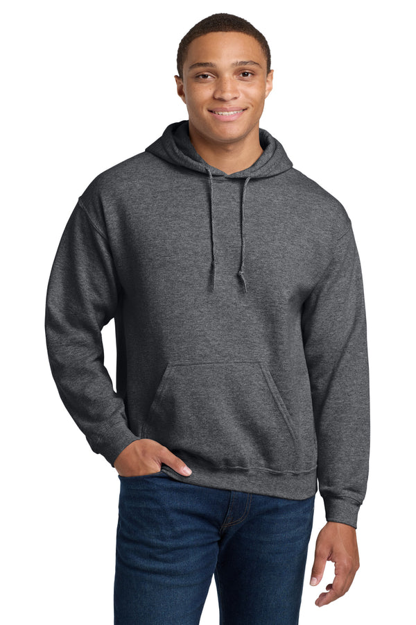 Gildan 18500 — Graphite Heather — front