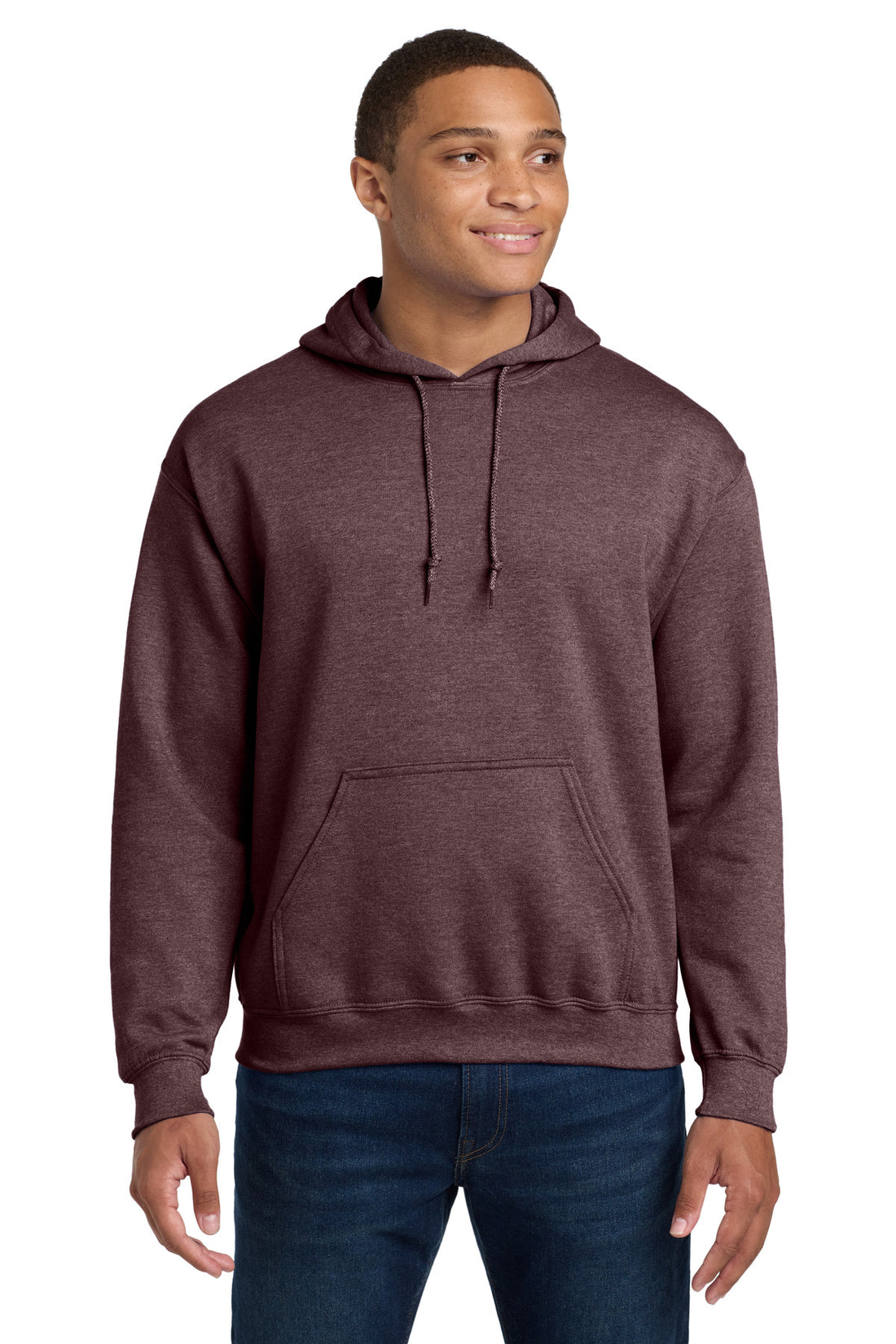 Gildan 18500 — Heather Dark Maroon