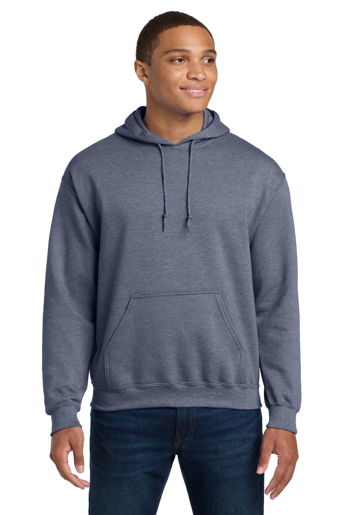 Gildan 18500 — Heather Dark Navy