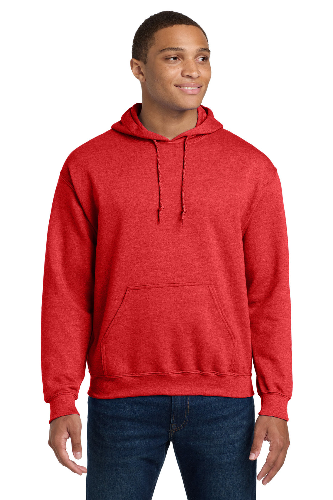 Gildan 18500 — Heather Scarlet Red