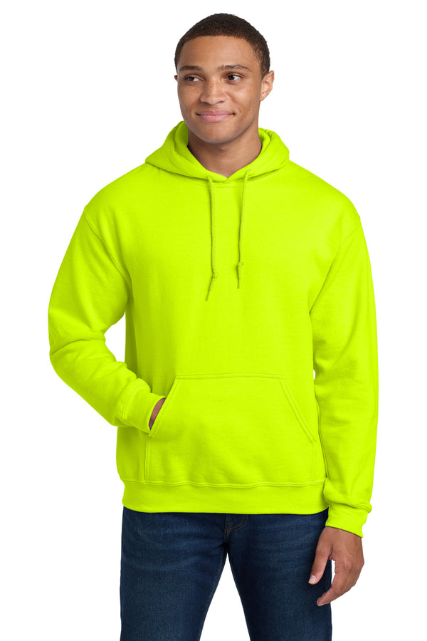 Gildan 18500 — Safety Green — front