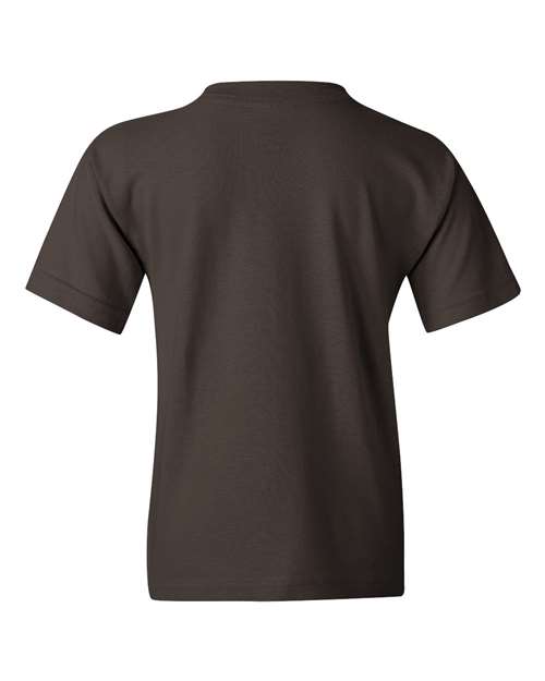 Gildan 5000B — Dark Chocolate — back