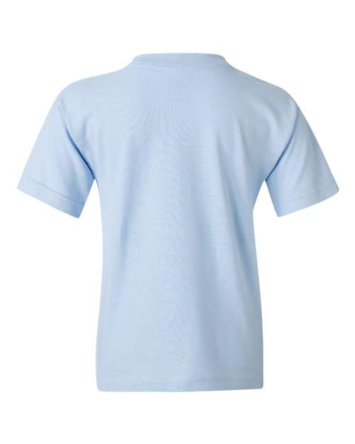 Gildan 5000B — Light Blue — back