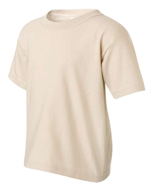 Gildan 5000B — Sand — side