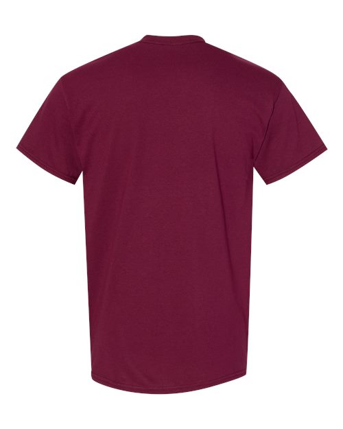 Gildan 5000B — Maroon — back