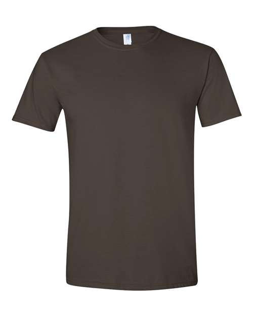 Gildan 64000 — Dark Chocolate — front