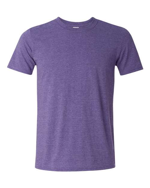 Gildan 64000 — Heather Purple — front