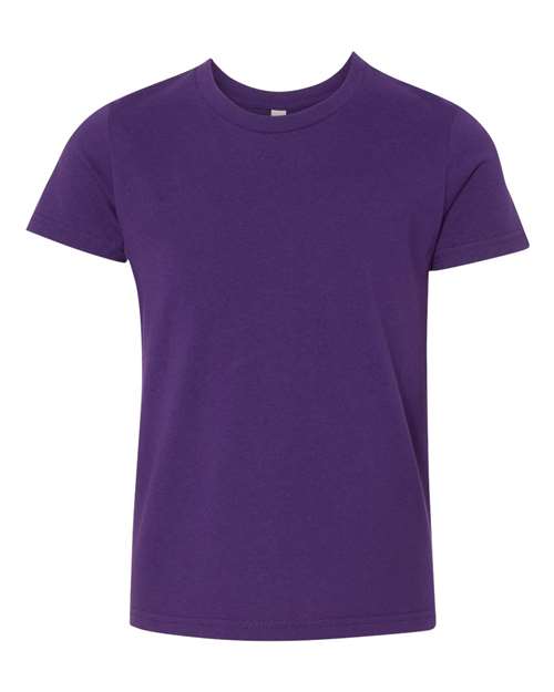 BELLA + CANVAS 3001Y — Team Purple — front