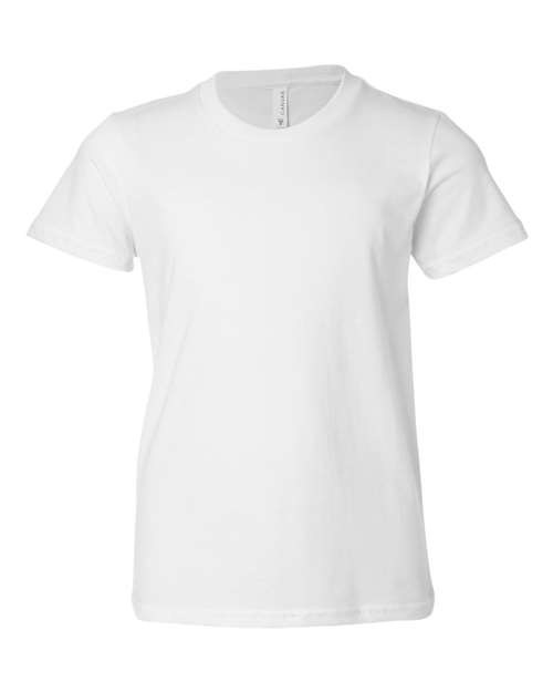 BELLA + CANVAS 3001Y — White — front