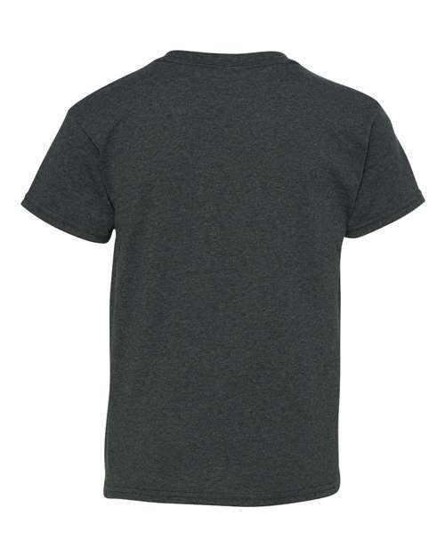 Gildan 5000B — Dark Heather — back