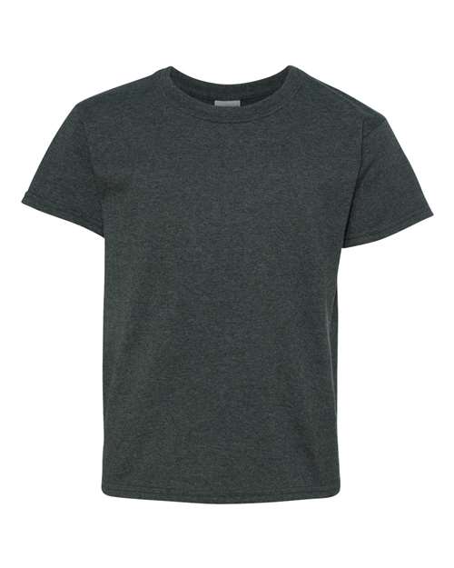 Gildan 5000B — Dark Heather — front