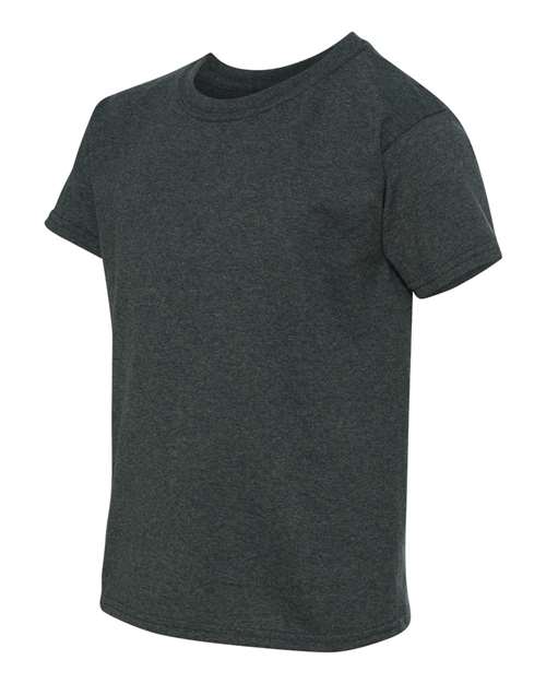 Gildan 5000B — Dark Heather — side