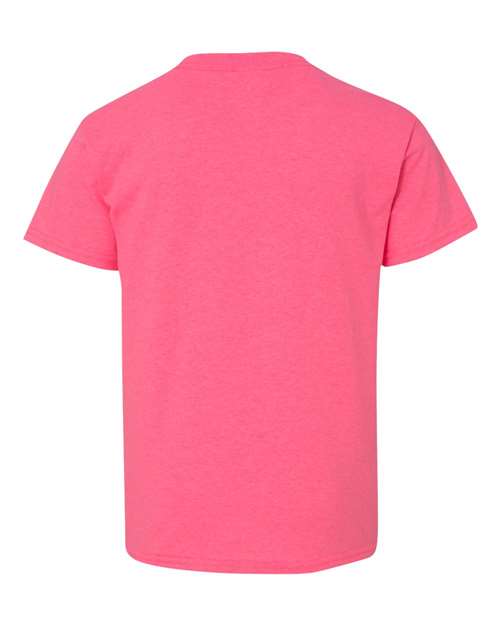 Gildan 5000B — Safety Pink — back