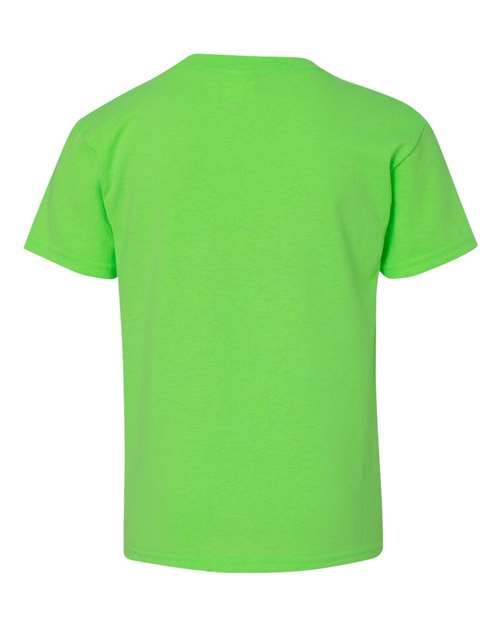 Gildan 5000B — Neon Green — back