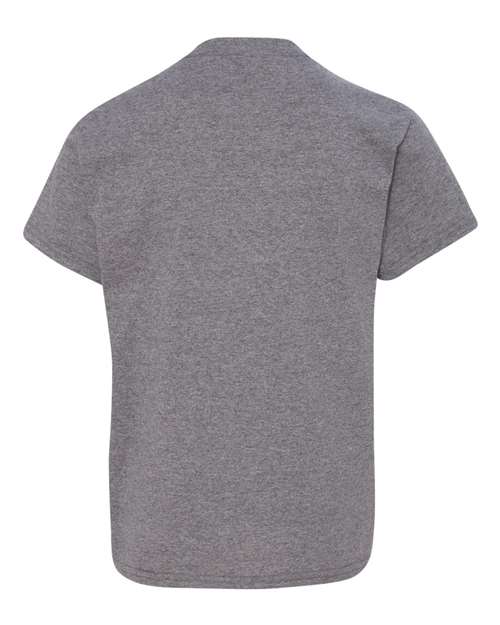 Gildan 5000B — Graphite Heather — back