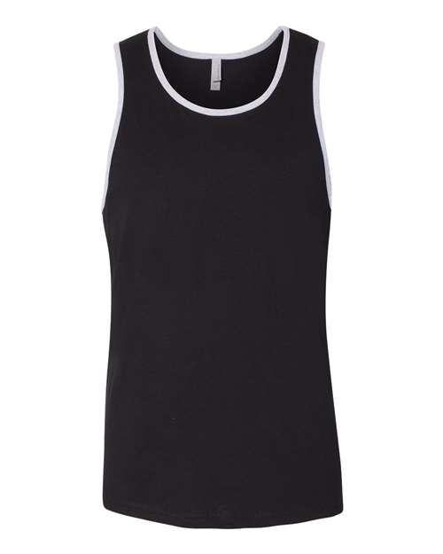 Next Level 3633 — Black Heather Grey — front