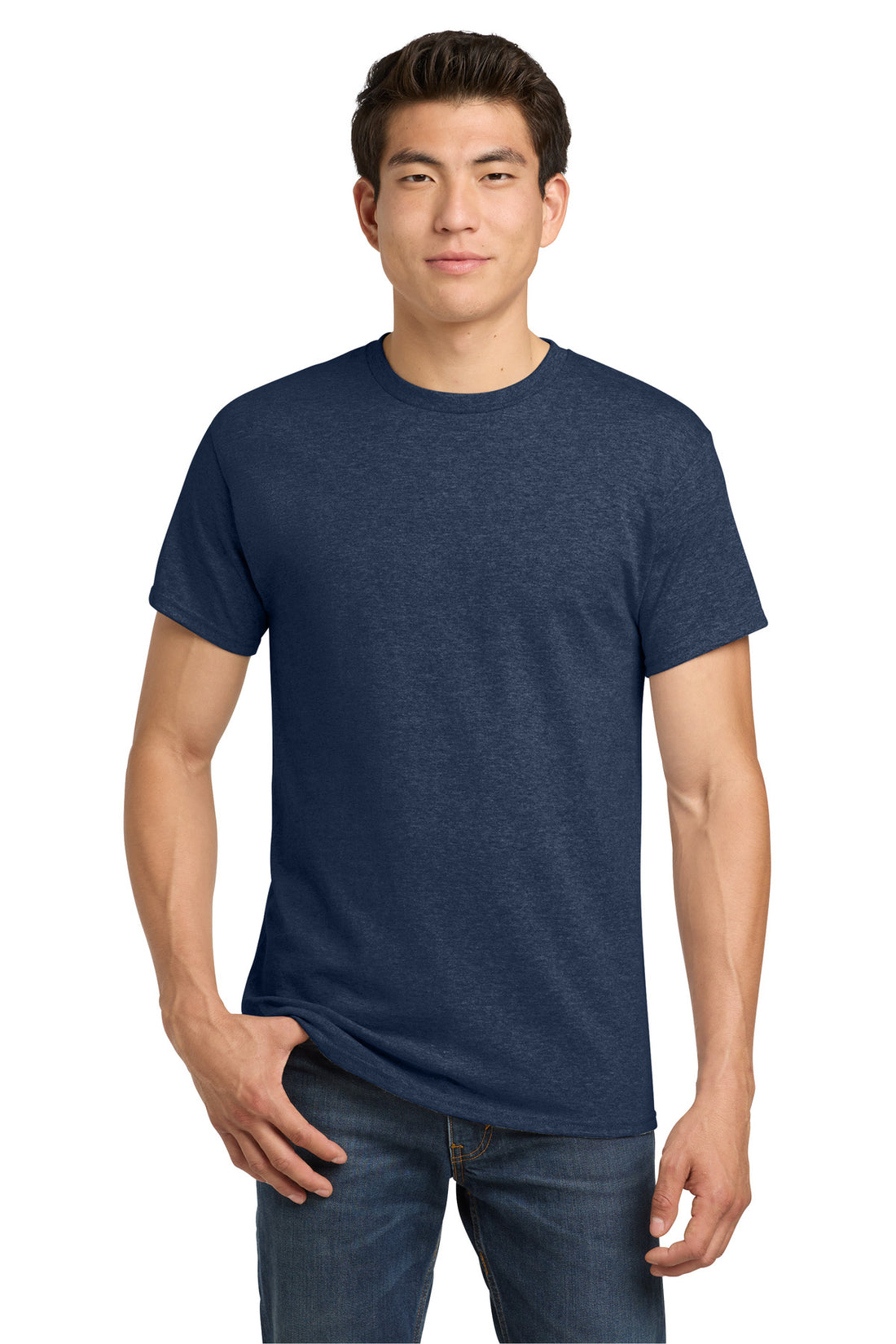 Gildan 5000 — Heather Navy