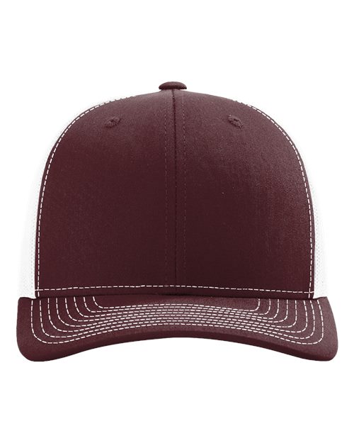 Richardson 112 — Maroon White — front