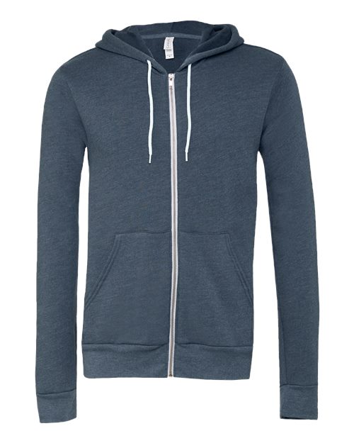 BELLA + CANVAS 3739 — Heather Navy — front