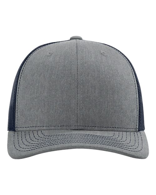 Richardson 112 — Heather Grey Navy — front