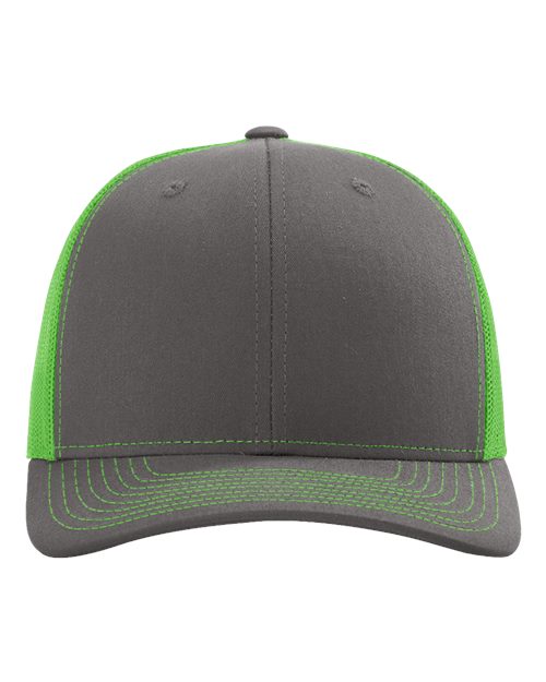 Richardson 112 — Charcoal Neon Green