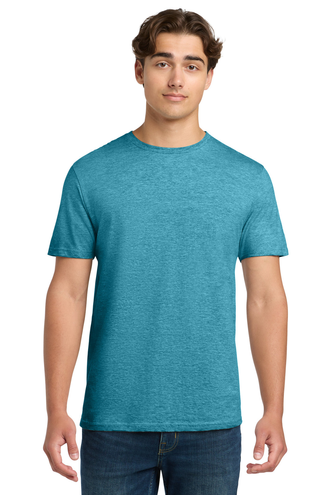 Gildan 64000 — Heather Galapagos Blue