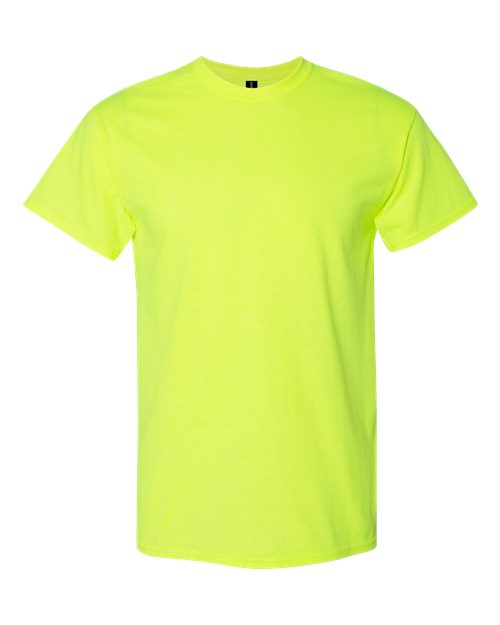 Gildan 8000 — Safety Green — front