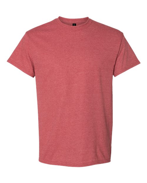 Gildan 8000 — Heather Scarlet Red — front