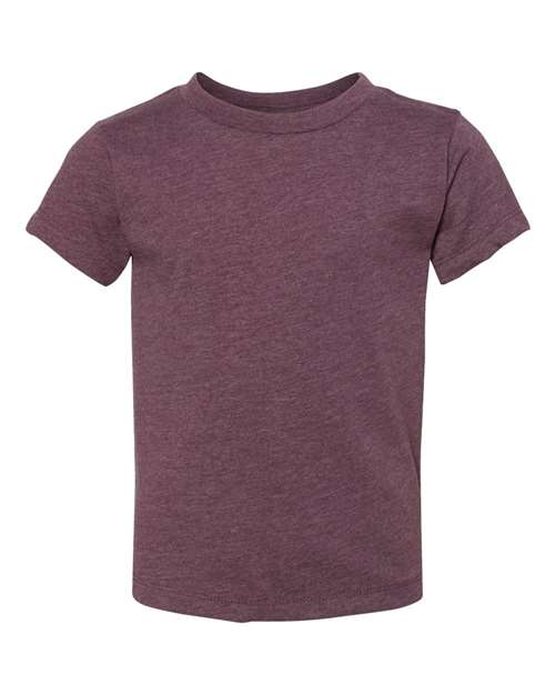 BELLA + CANVAS 3001T — Heather Maroon — front