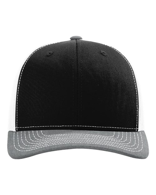 Richardson 112 — Black White Heather Grey — front