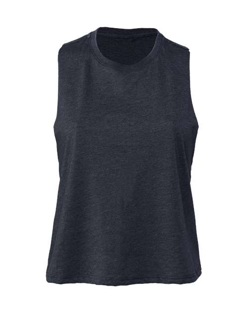 BELLA + CANVAS 6682 — Heather Navy — front