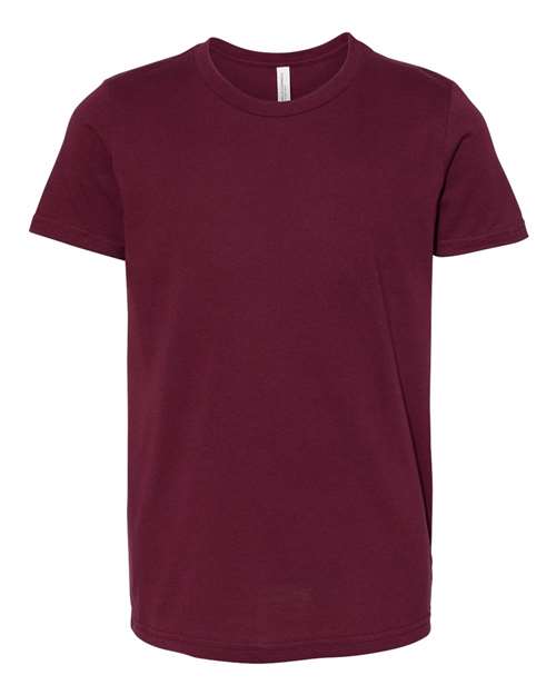 BELLA + CANVAS 3001Y — Maroon — front