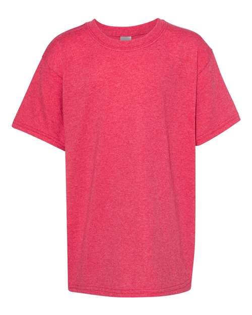 Gildan 5000B — Heather Red — front