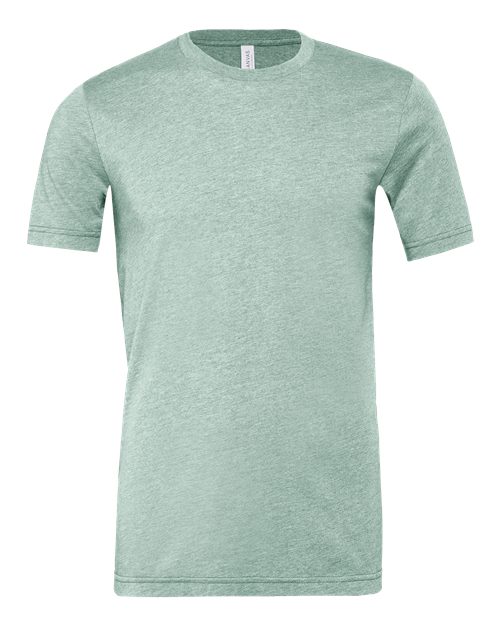 Bella + Canvas 3001CVC — Heather Prism Dusty Blue