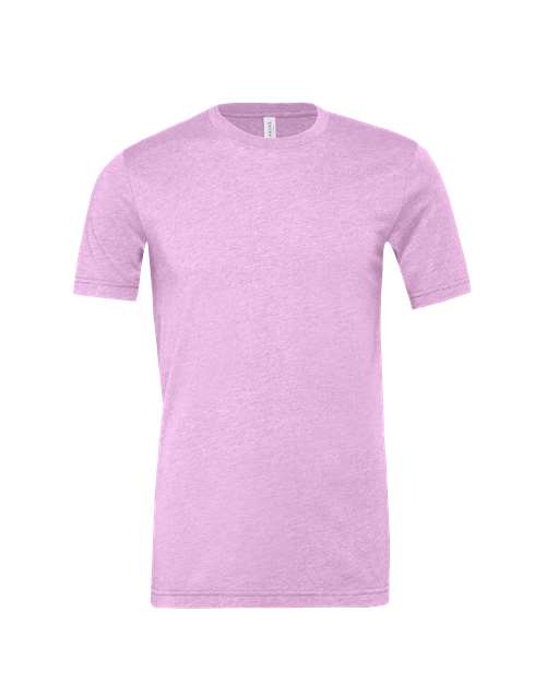 BELLA + CANVAS 3001CVC — Heather Prism Lilac — front