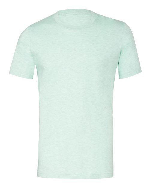 BELLA + CANVAS 3001CVC — Heather Prism Mint — front