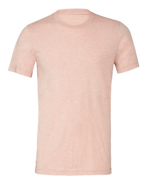 BELLA + CANVAS 3001CVC — Heather Prism Peach — front