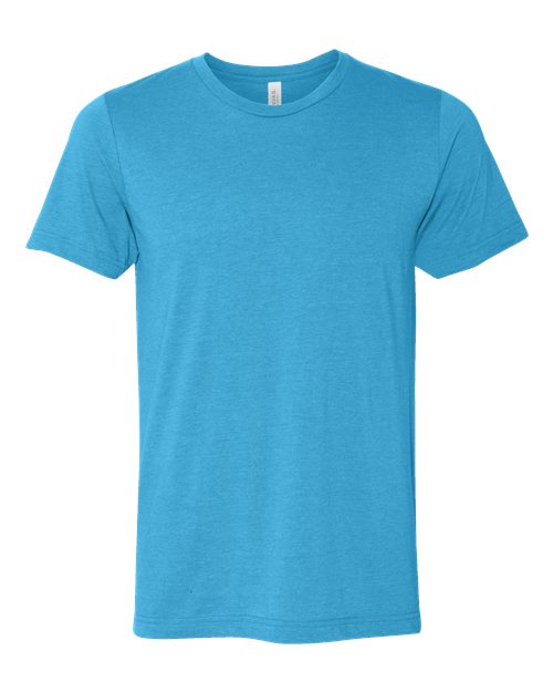 Bella + Canvas 3001CVC — Heather Aqua